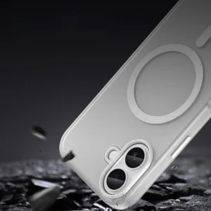 Dėklas Magnetic Abrasive skirtas Apple iPhone 17 suderinamas su MagSafe - baltos spalvos - Image 8