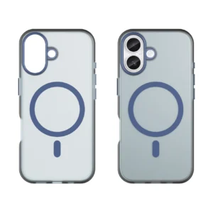 Dėklas Magnetic Abrasive skirtas Apple iPhone 17 suderinamas su MagSafe - mėlynos spalvos - Image 6