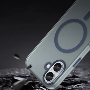 Dėklas Magnetic Abrasive skirtas Apple iPhone 17 suderinamas su MagSafe - mėlynos spalvos - Image 8