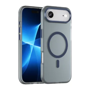 Dėklas Magnetic Abrasive skirtas Apple iPhone 17 Air suderinamas su MagSafe - mėlynos spalvos