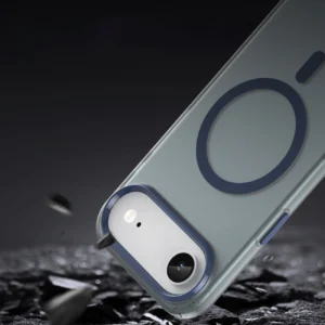 Dėklas Magnetic Abrasive skirtas Apple iPhone 17 Air suderinamas su MagSafe - mėlynos spalvos - Image 9