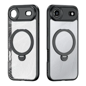 Dux Ducis Aimo Mag dėklas su Magnetic Ring and Stand skirtas Apple iPhone 17 Air – juodos spalvos - Image 2