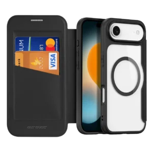 Dux Ducis Skin X Pro Apple iPhone 17 Air dėklas su Wallet, MagSafe Compatible - juodos spalvos - Image 2