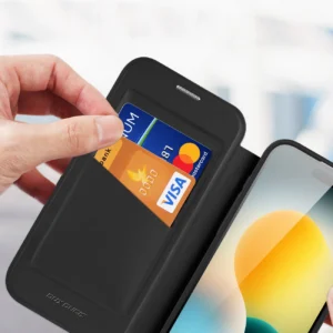 Dux Ducis Skin X Pro Apple iPhone 17 Air dėklas su Wallet, MagSafe Compatible - juodos spalvos - Image 9