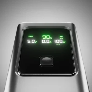 Powerbank SBS 10000mAh PD 35W with LCD display - pilkos spalvos - Image 5