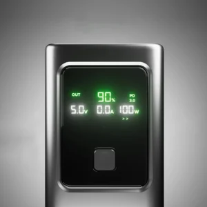 Powerbank SBS 10000mAh PD 35W with LCD display - pilkos spalvos - Image 6