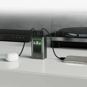 Powerbank SBS 10000mAh PD 35W with LCD display - pilkos spalvos - Image 8