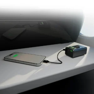 Powerbank SBS 10000mAh PD 35W with LCD display - pilkos spalvos - Image 9