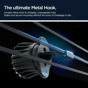 Spigen MFT13 MagSafe telefono laikiklis panelei ar oro grotelėms - juodos spalvos - Image 7