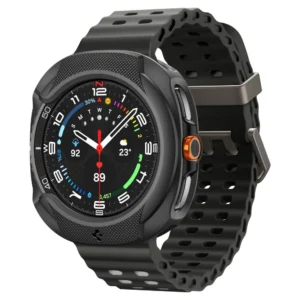 Spigen Liquid Air dėklas skirtas Samsung Galaxy Watch 8 Classic 46mm - juodos spalvos - Image 2