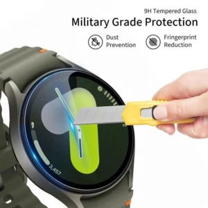 Tech-Protect Glass Fit+ 2-pack apsauginis stiklas skirtas Samsung Galaxy Watch 8 40mm - transparent - Image 2