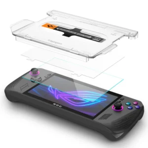 Spigen Glas.TR EZ Fit 2-pack apsauginis stiklas skirtas Asus Rog Ally X - Transparent - Image 2