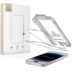 Tech-Protect Quick Set+ 2-pack apsauginis stiklas skirtas Apple iPhone 14 Pro - black