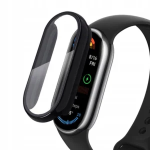 Tech-Protect Defense dėklas skirtas Xiaomi Smart Band 10 / 10 NFC - juodos spalvos
