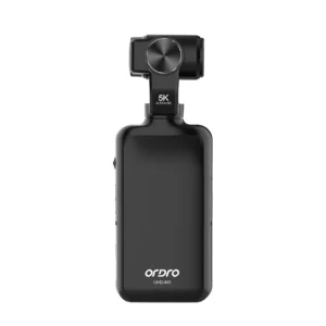 Ordro Pocket M5 3-Axis Gimbal Camera, 5K, for Vlogging and YouTube – juodos spalvos - Image 5