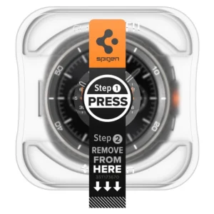 Spigen Glas.TR ”Ez-Fit” apsauginis stiklas skirtas Samsung Galaxy Watch 8 46mm - skaidrus - Image 3