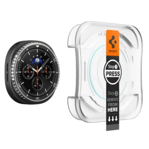 Spigen Glas.TR ”Ez-Fit” apsauginis stiklas skirtas Samsung Galaxy Watch 8 46mm - skaidrus - Image 4