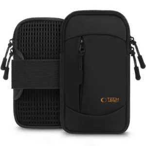 Tech-Protect M6 Universal Sport Armband - juodos ir oranžinės spalvos
