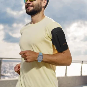 Tech-Protect M6 Universal Sport Armband - juodos ir oranžinės spalvos - Image 8