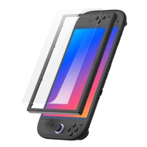 Apsauginis stiklas Dux Ducis HD skirtas Nintendo Switch 2 su klijavimo rėmeliu