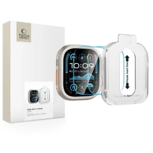 Tech-Protect Easy Set+ apsauginis stiklas 2-pack for Apple Watch Ultra 1/2 49mm - skaidrus