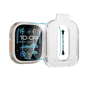 Tech-Protect Easy Set+ apsauginis stiklas 2-pack for Apple Watch Ultra 1/2 49mm - skaidrus - Image 2