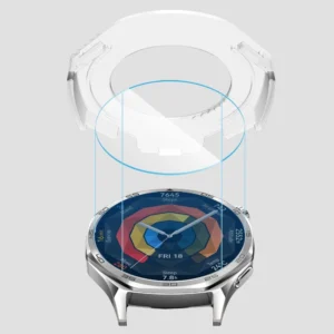 Tech-Protect Easy Set+ 2-pack apsauginis stiklas skirtas Huawei Watch GT 5 46 mm - skaidrus - Image 4