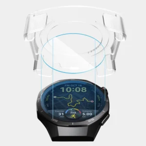 Tech-Protect Easy Set+ 2-pack apsauginis stiklas skirtas Huawei Watch GT 5 Pro 46 mm - skaidrus - Image 4