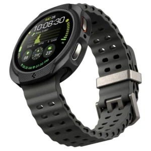 Spigen Liquid Air dėklas skirtas Samsung Galaxy Watch 8 40mm - Matte juodos spalvos - Image 7