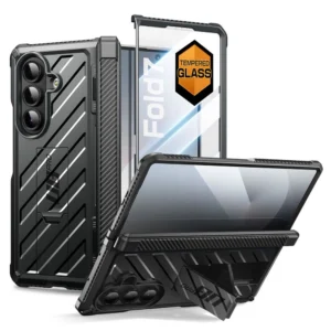 Supcase Unicorn Beetle Pro dėklas skirtas Samsung Galaxy Z Fold 7 - juodos spalvos