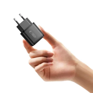 Tech-Protect NCA30 PD 30W / QC3.0 USB-A / USB-C wall charger - juodos spalvos - Image 5