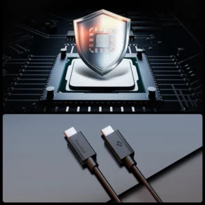 Spigen EB6020CC 60W Kabelis + USB-C / USB-C Kabelis 200 cm - juodos spalvos - Image 5