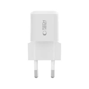Tech-Protect NCM25 USB-C PD 25W laidinis įkroviklis - baltos spalvos - Image 3