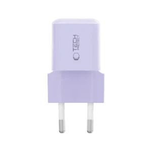 Tech-Protect NCM25 USB-C PD 25W laidinis įkroviklis - violetinės spalvos - Image 3