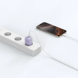 Tech-Protect NCM25 USB-C PD 25W laidinis įkroviklis - violetinės spalvos - Image 7