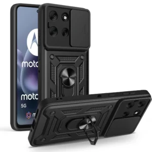 Tech-Protect CamShield Pro dėklas skirtas Motorola Moto G86 5G - juodos spalvos