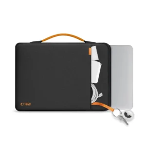 Tech-Protect Defender RS krepšys nešiojamam kompiuteriui 13-14 - juodos spalvos - Image 7