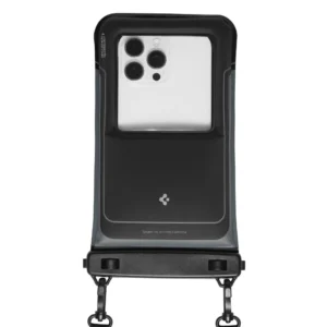 Spigen A611P 2-pack vandeniui atsparus dėklas - matinės juodos spalvos - Image 3