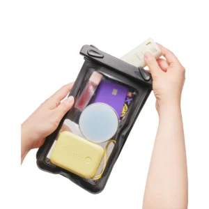 Spigen A603 vandeniui atsparus dėklas - juodos spalvos - Image 6