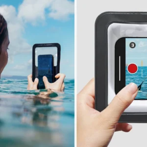 Spigen A603 vandeniui atsparus dėklas - juodos spalvos - Image 9