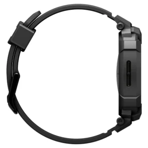 Spigen Rugged Armor Pro apyrankė skirta Samsung Galaxy Watch 8 44mm - Matte juodos spalvos - Image 5