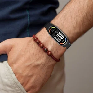 Tech-Protect Silicone Sport apyrankė skirta Xiaomi Smart Band 8 / 9 / 10 / NFC - pilkos spalvos - Image 4