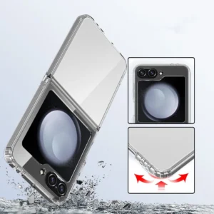 Tech-Protect FlexAir Hybrid dėklas skirtas Samsung Galaxy Z Flip 6 / 7 FE - skaidrus - Image 3