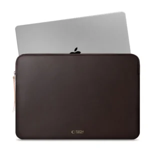 Tech-Protect Fleece nešiojamo kompiuterio krepšys 13-14" - rudos spalvos - Image 3