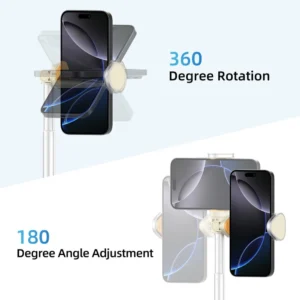 Asmenukių lazda Tech-Protect L09S with tripod - beige - Image 6