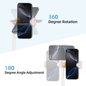 Asmenukių lazda Tech-Protect L09S su šaštyvu - rožinės spalvos - Image 6