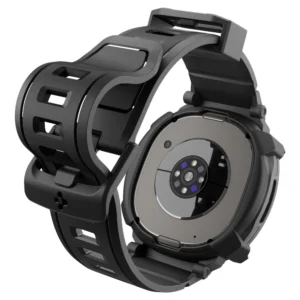 Spigen Rugged Armor Pro apyrankė skirta Samsung Galaxy Watch 8 Classic 46mm - Matte juodos spalvos - Image 7