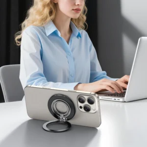 Tech-Protect MMR600 Magsafe Phone Ring Holder - juodos spalvos - Image 3