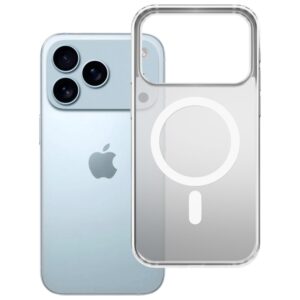 Dėklas 3MK Frosty Magdėklas skirtas Apple iPhone 17 Pro baltos spalvos - Image 3