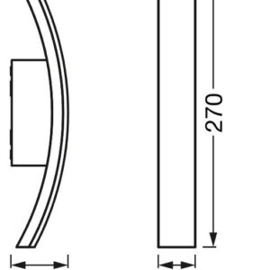 Šviestuvas sieninis LEDVANCE ENDURA STYLE 7W - Image 3